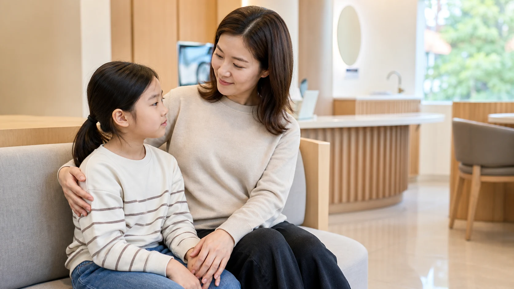 울산 동구 어린이 치과 정보를 차분히 확인하는 장면